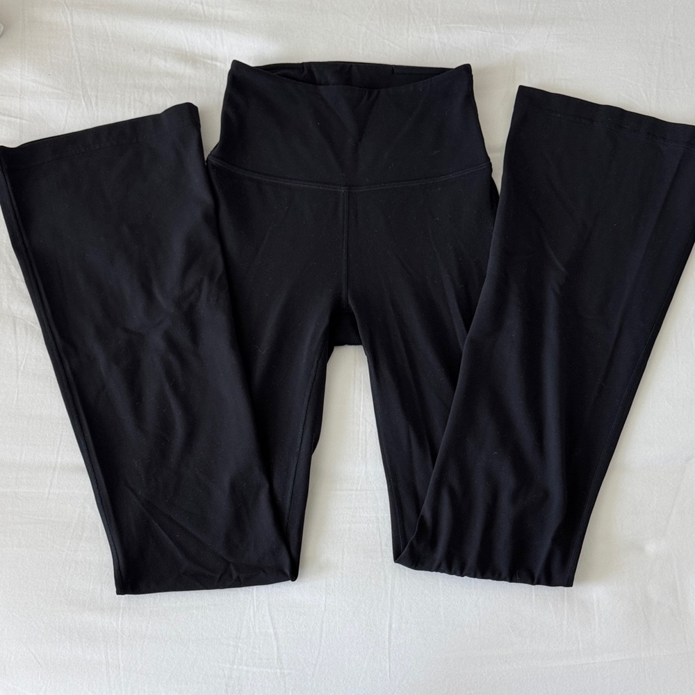 lululemon athletica Black Flared Leggings